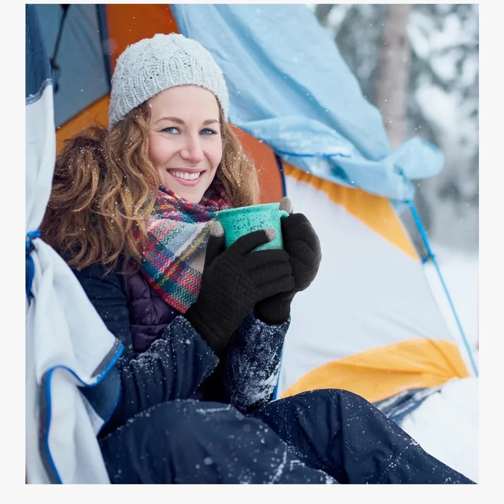 🆕 Winter Gloves for Women Touchscreen Knit Glove